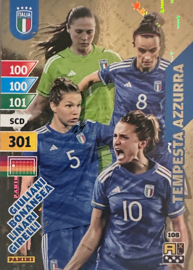 Adrenalyn XL Azzurri 2024- Scegli Card Da 55 a 108