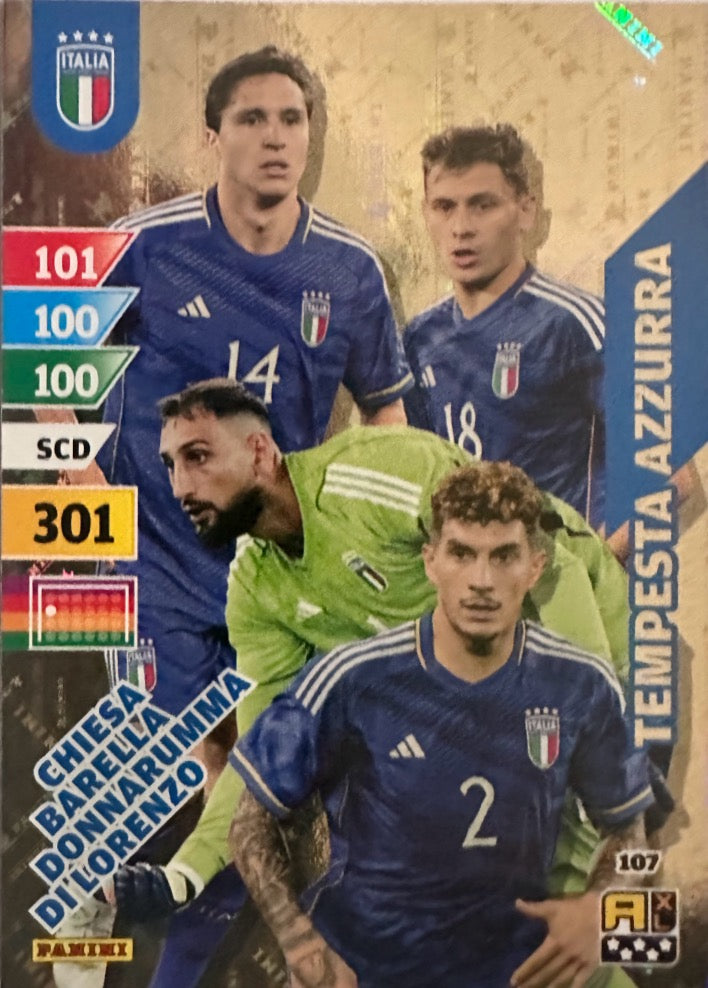 Adrenalyn XL Azzurri 2024- Scegli Card Da 55 a 108