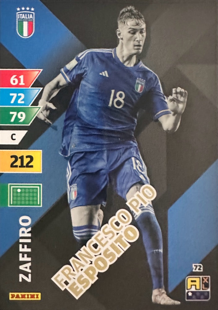 Adrenalyn XL Azzurri 2024- Scegli Card Da 55 a 108