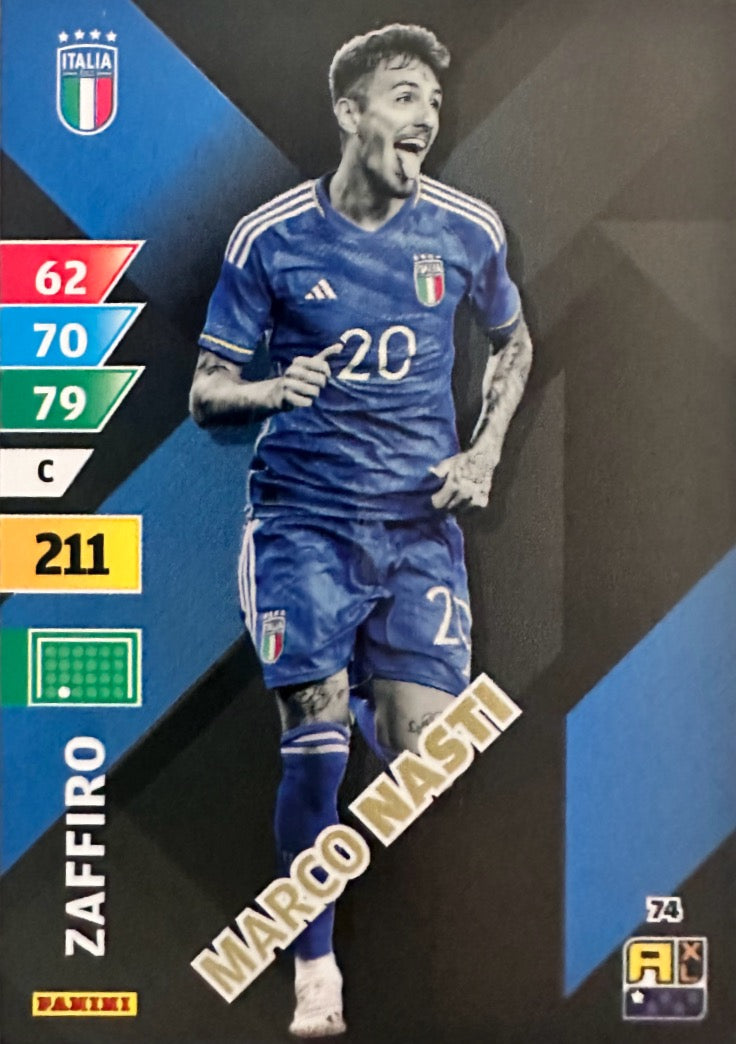 Adrenalyn XL Azzurri 2024- Scegli Card Da 55 a 108