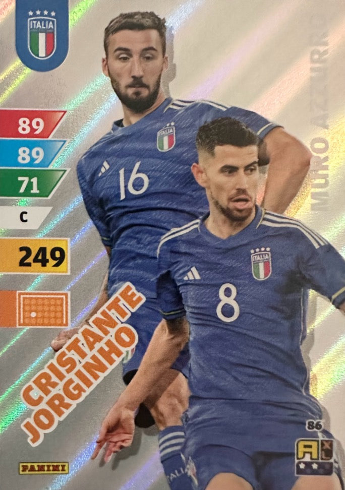 Adrenalyn XL Azzurri 2024- Scegli Card Da 55 a 108