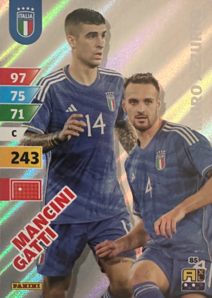 Adrenalyn XL Azzurri 2024- Scegli Card Da 55 a 108