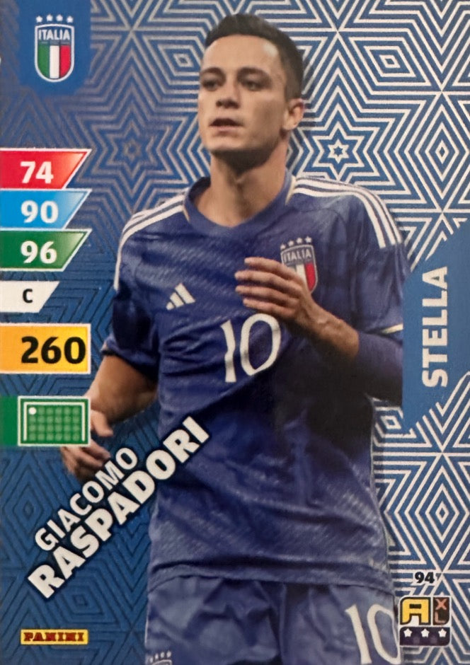 Adrenalyn XL Azzurri 2024- Scegli Card Da 55 a 108