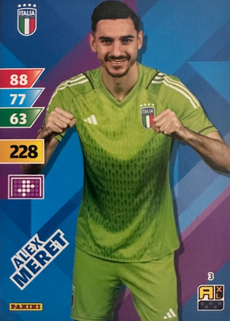 Adrenalyn XL Azzurri 2024- Scegli Card Da 1 a 54