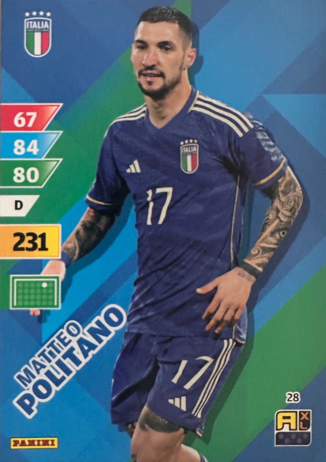 Adrenalyn XL Azzurri 2024- Scegli Card Da 1 a 54