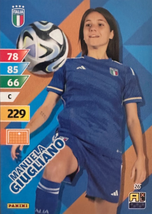 Adrenalyn XL Azzurri 2024- Scegli Card Da 1 a 54