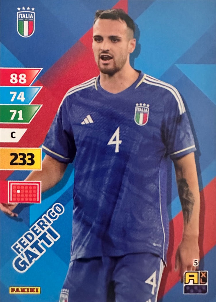 Adrenalyn XL Azzurri 2024- Scegli Card Da 1 a 54