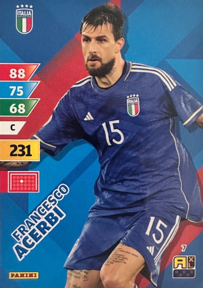 Adrenalyn XL Azzurri 2024- Scegli Card Da 1 a 54