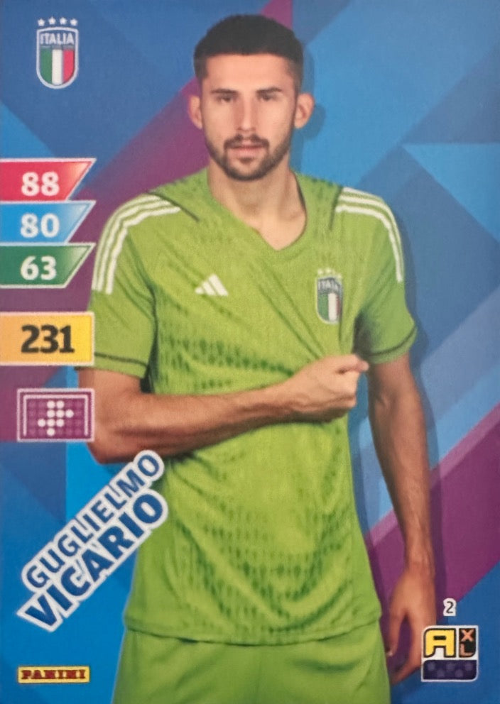 Adrenalyn XL Azzurri 2024- Scegli Card Da 1 a 54