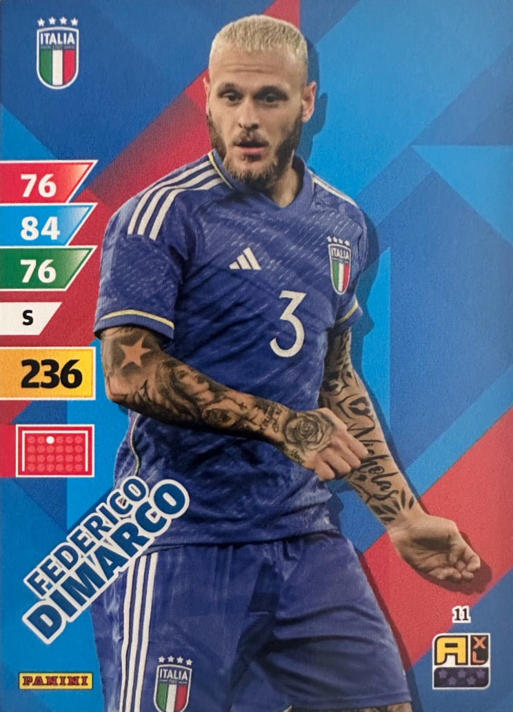 Adrenalyn XL Azzurri 2024- Scegli Card Da 1 a 54