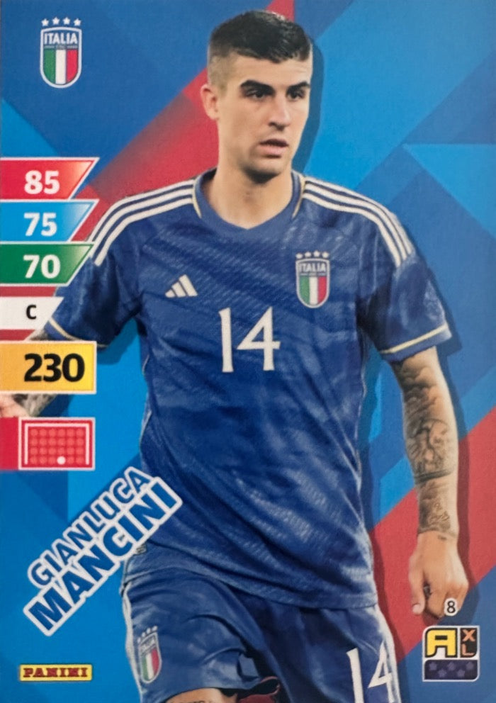 Adrenalyn XL Azzurri 2024- Scegli Card Da 1 a 54