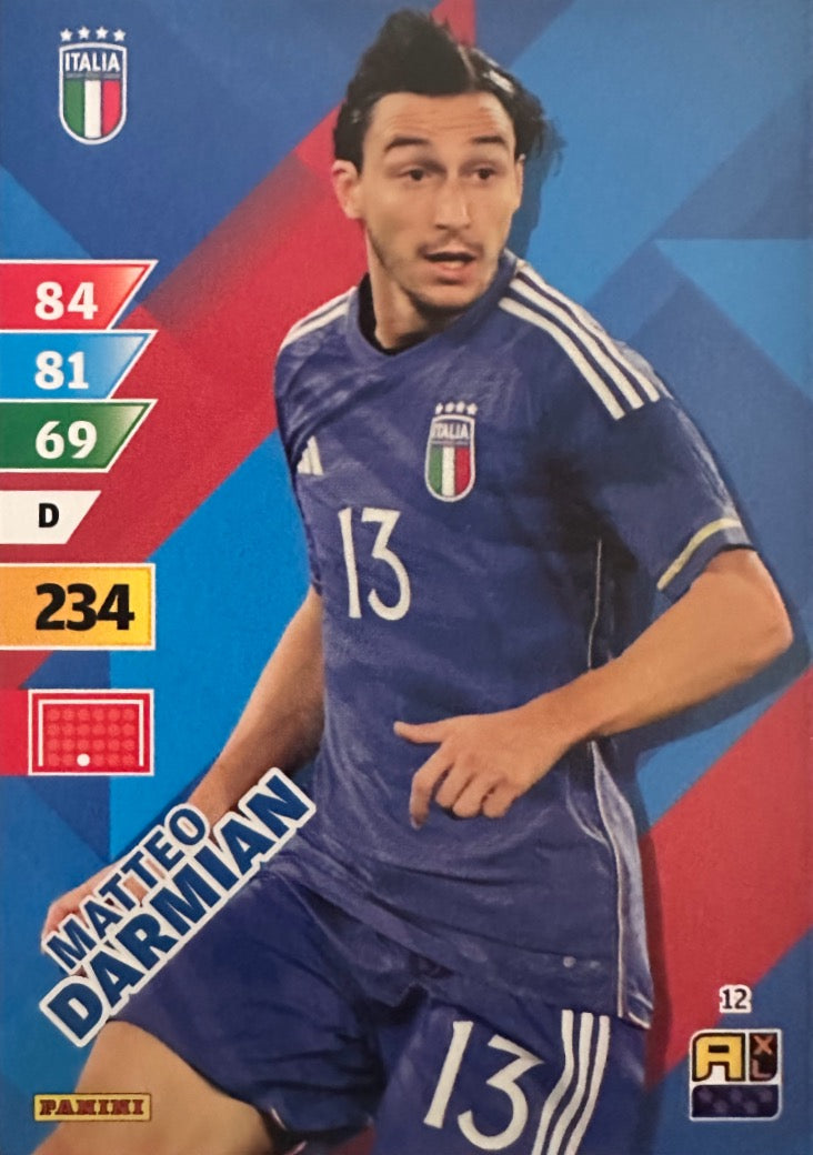 Adrenalyn XL Azzurri 2024- Scegli Card Da 1 a 54