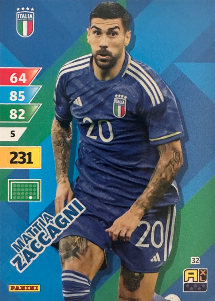 Adrenalyn XL Azzurri 2024- Scegli Card Da 1 a 54