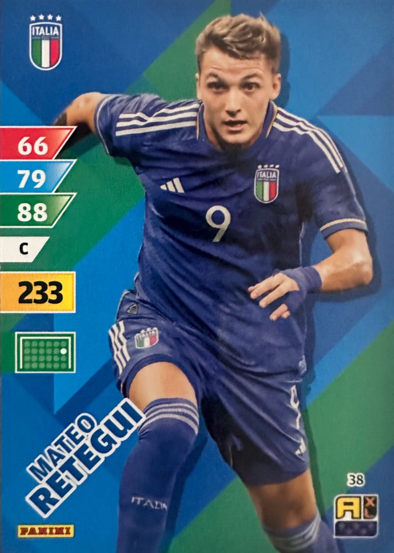 Adrenalyn XL Azzurri 2024- Scegli Card Da 1 a 54