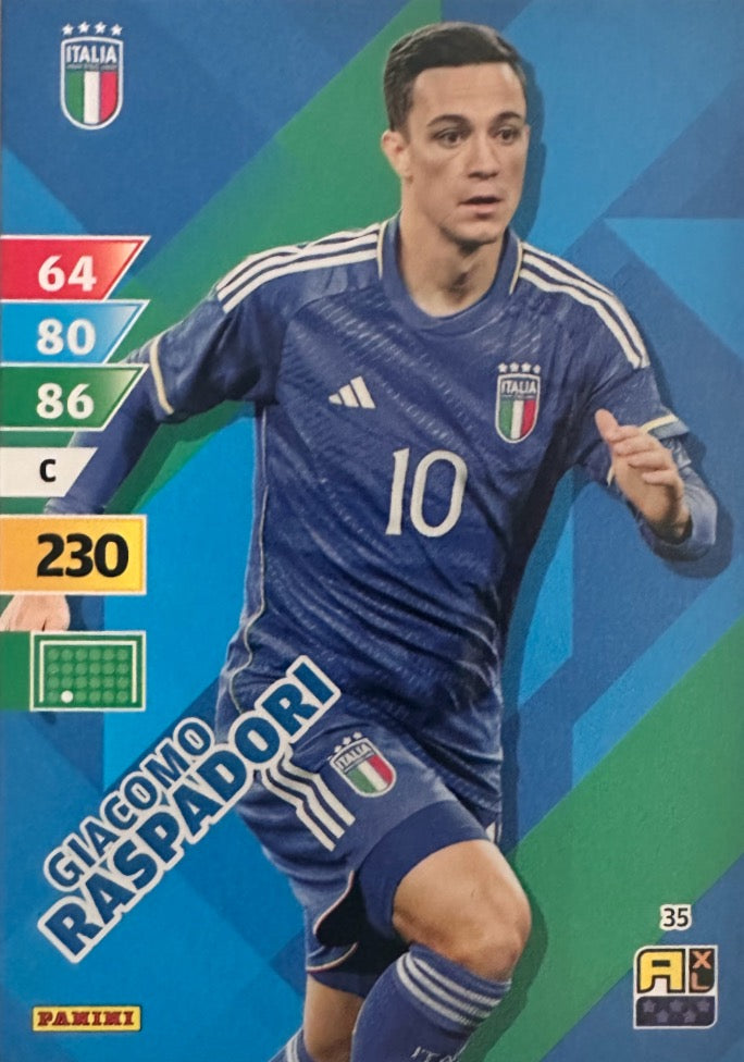 Adrenalyn XL Azzurri 2024- Scegli Card Da 1 a 54