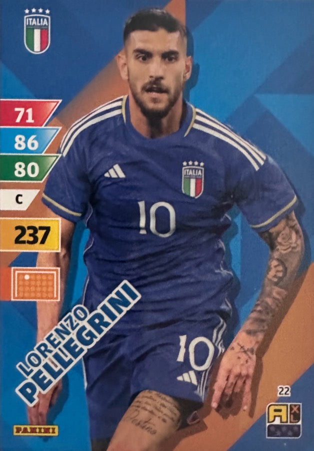 Adrenalyn XL Azzurri 2024- Scegli Card Da 1 a 54