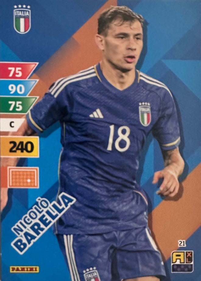 Adrenalyn XL Azzurri 2024- Scegli Card Da 1 a 54