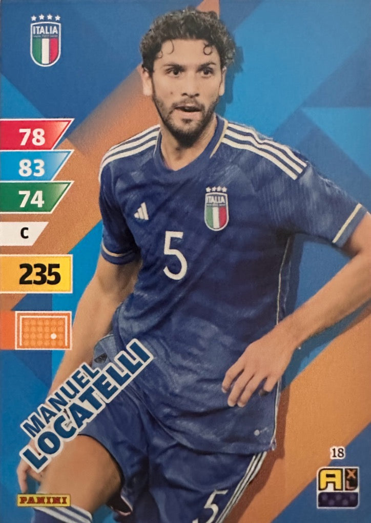 Adrenalyn XL Azzurri 2024- Scegli Card Da 1 a 54