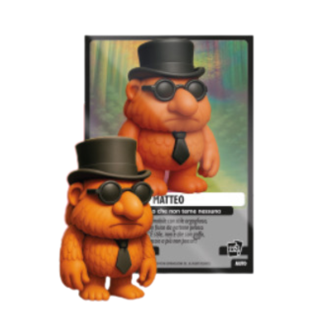 Skifidol Italian Brainrot Serie 2 - Cutie 3D Keychain + Carta Promo Esclusiva