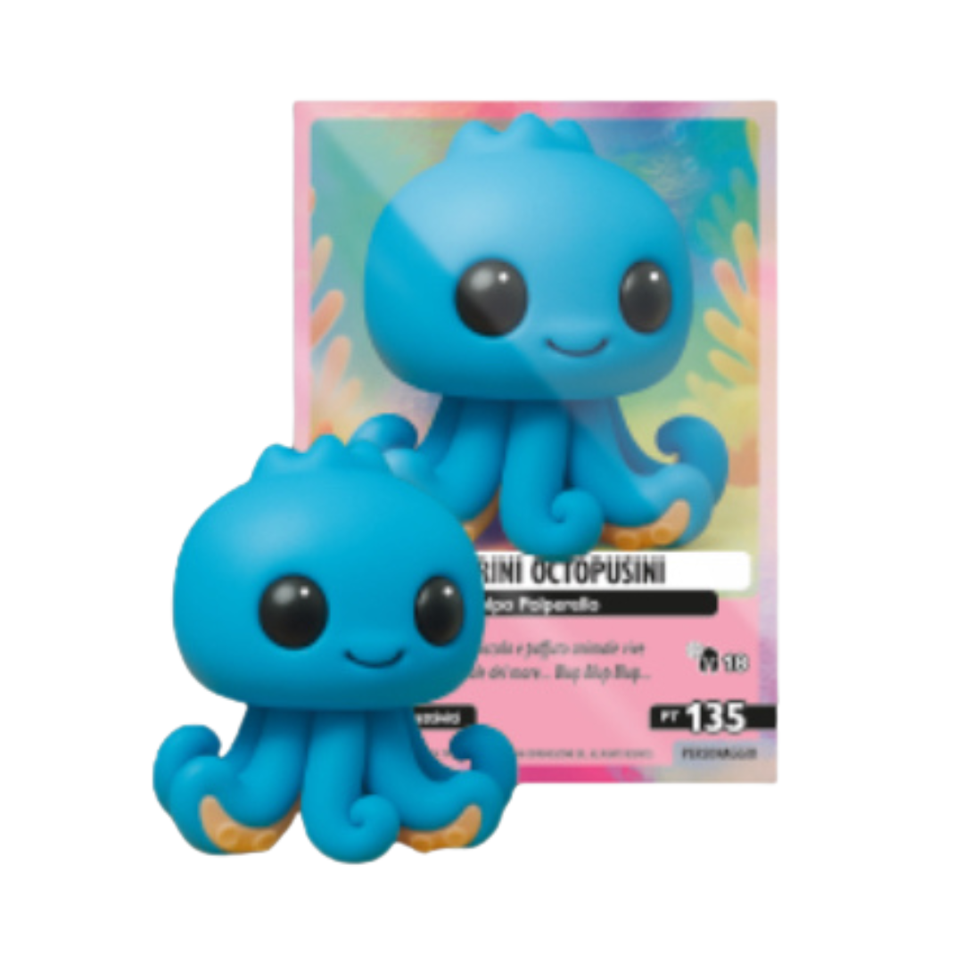 Skifidol Italian Brainrot Serie 2 - Cutie 3D Keychain + Carta Promo Esclusiva
