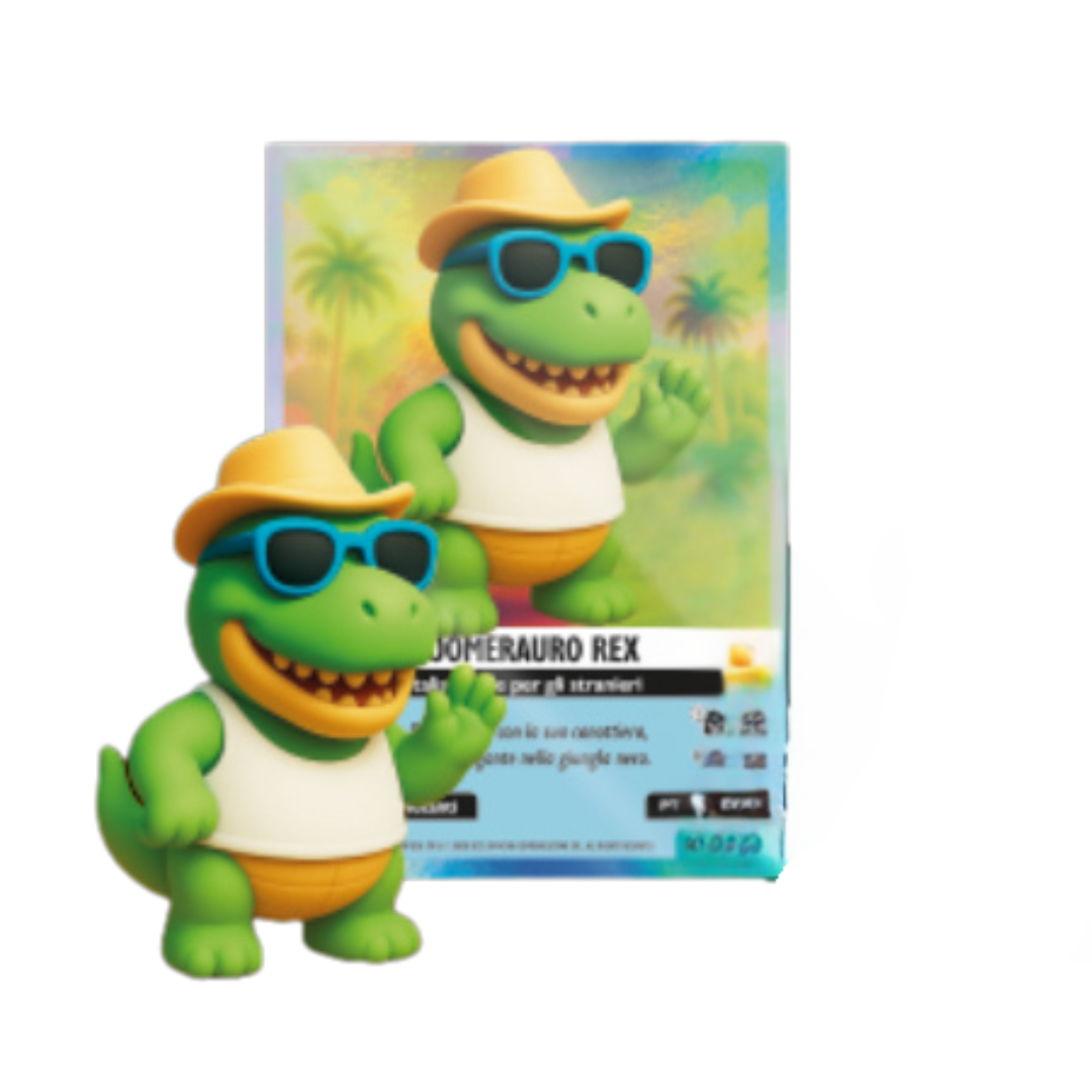 Skifidol Italian Brainrot Serie 2 - Cutie 3D Keychain + Carta Promo Esclusiva