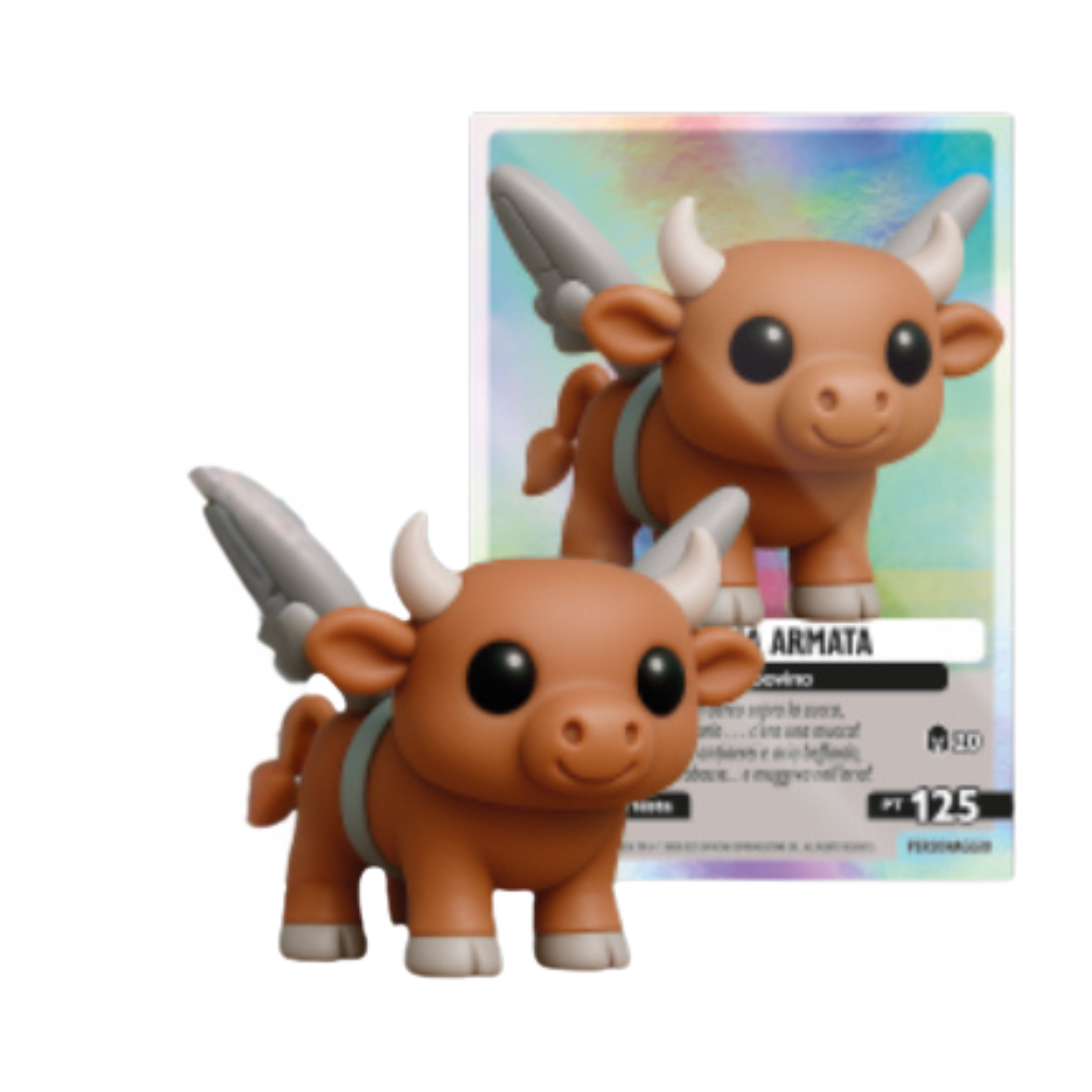 Skifidol Italian Brainrot Serie 2 - Cutie 3D Keychain + Carta Promo Esclusiva