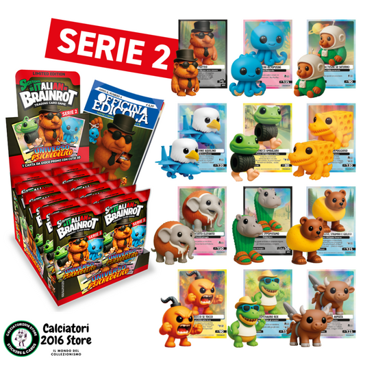Skifidol Italian Brainrot Serie 2 - 12 Cutie 3D + Carta Promo Serie completa