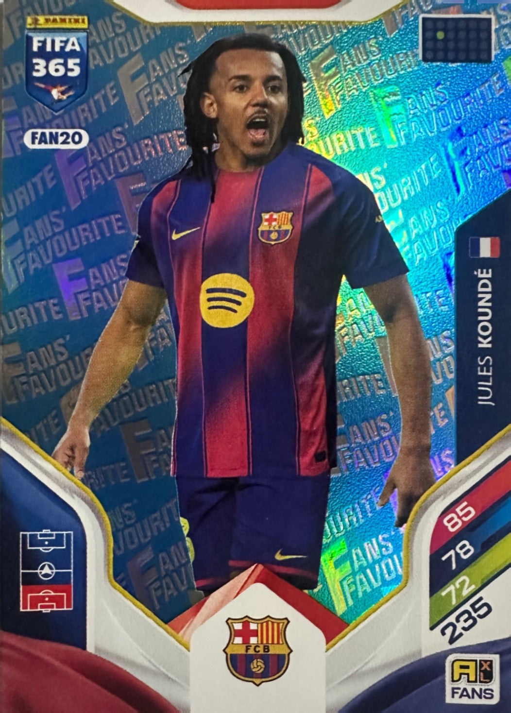 Panini Adrenalyn XL FIFA 365 2026 - Card Parallel Blue a scelta