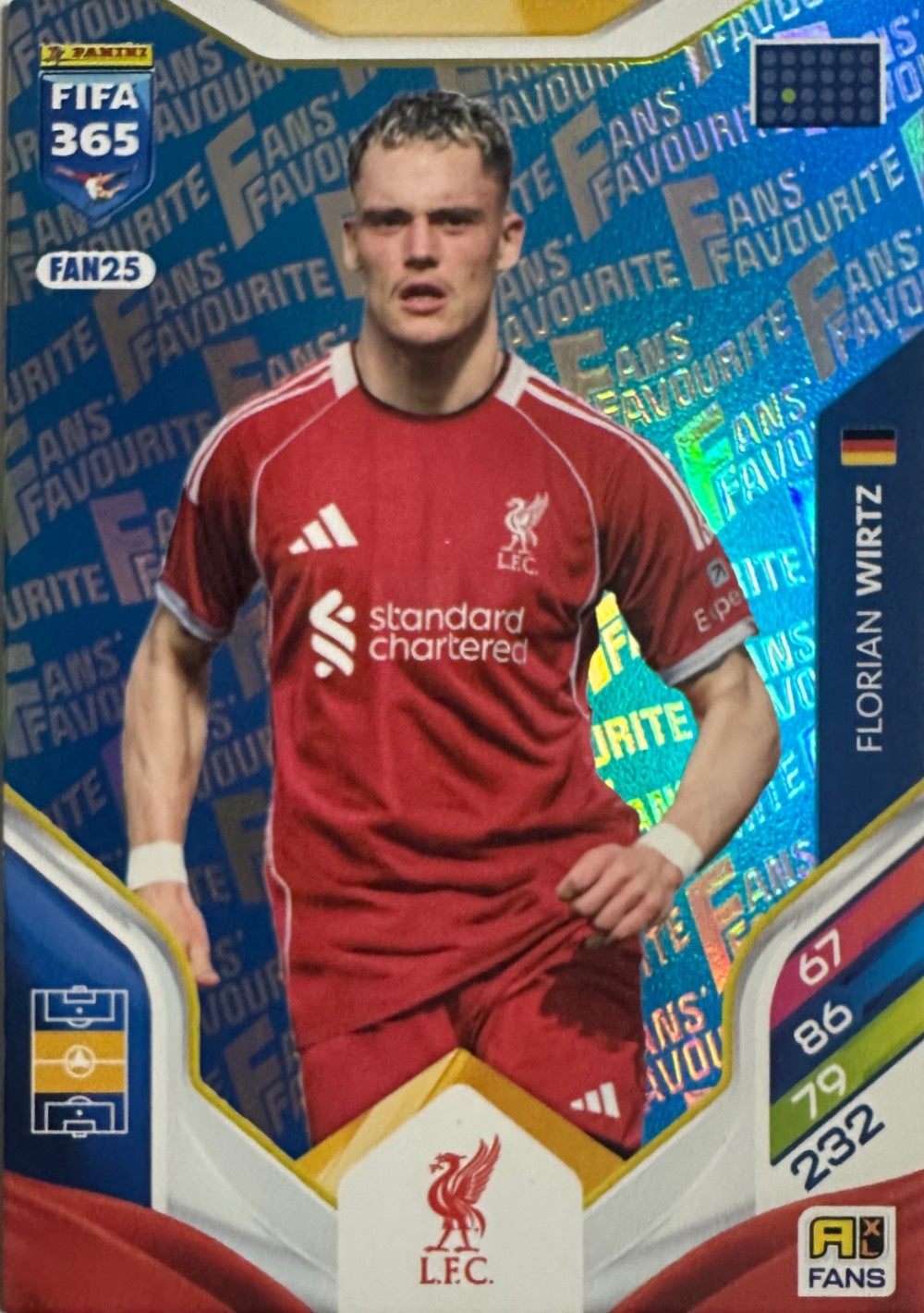 Panini Adrenalyn XL FIFA 365 2026 - Card Parallel Blue a scelta