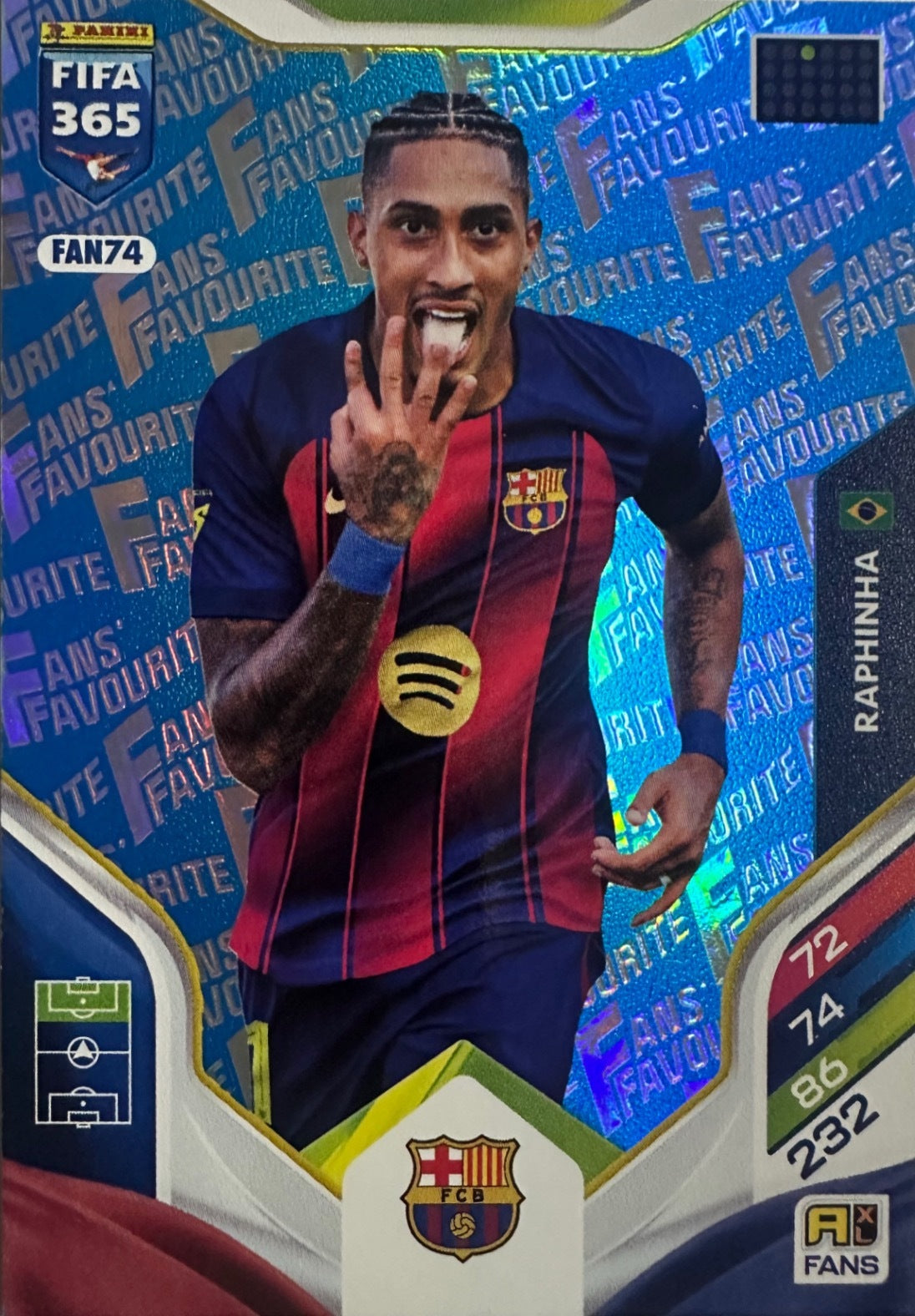Panini Adrenalyn XL FIFA 365 2026 - Card Parallel Blue a scelta