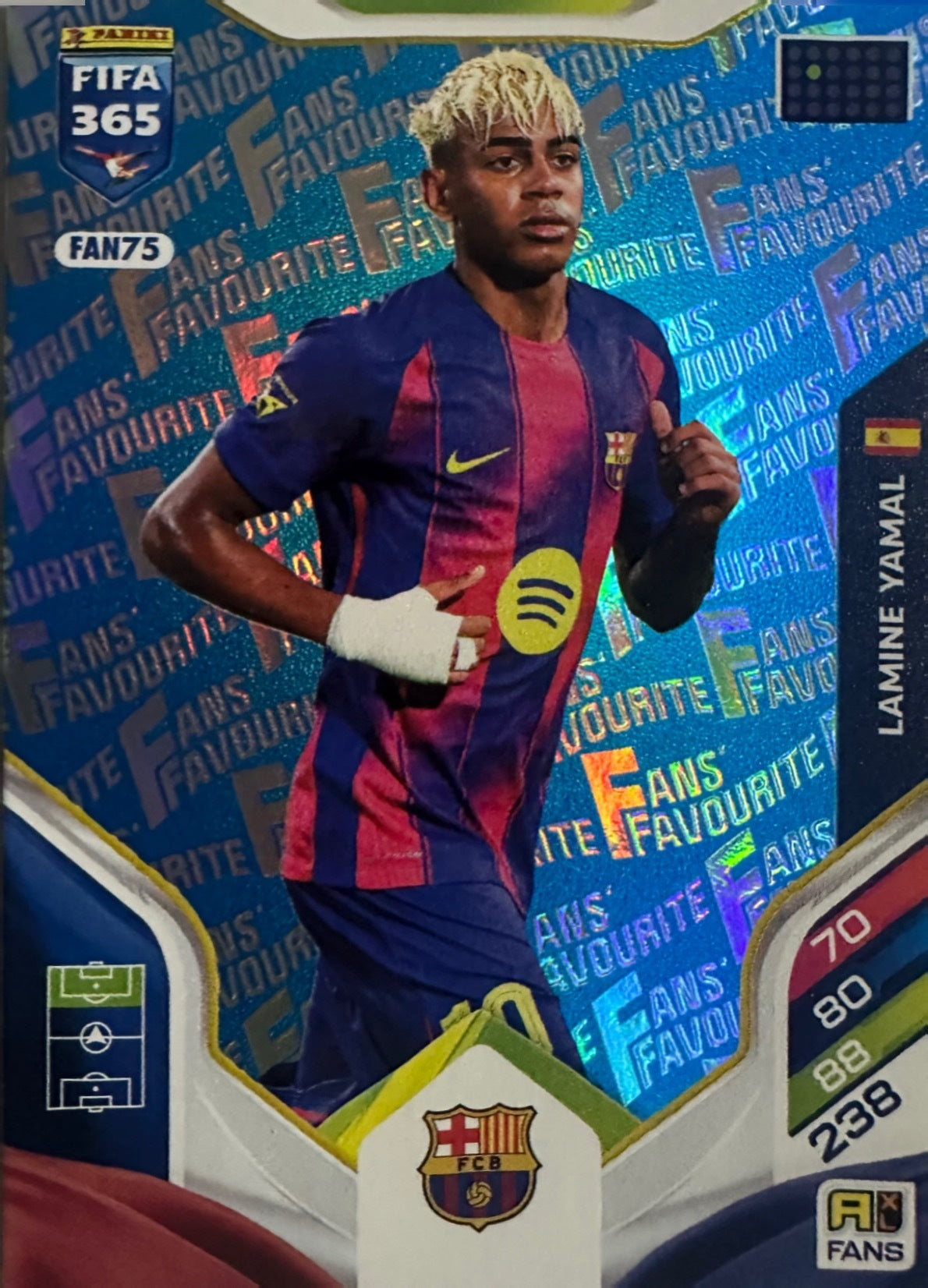 Panini Adrenalyn XL FIFA 365 2026 - Card Parallel Blue a scelta