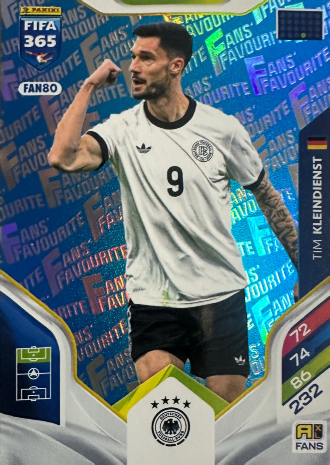 Panini Adrenalyn XL FIFA 365 2026 - Card Parallel Blue a scelta