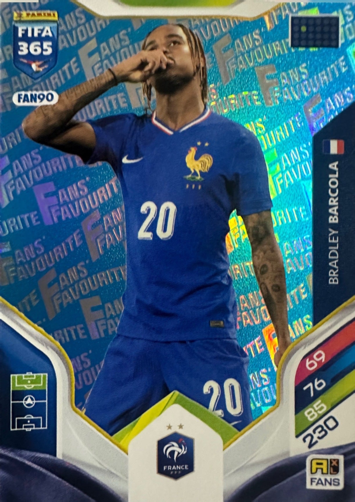 Panini Adrenalyn XL FIFA 365 2026 - Card Parallel Blue a scelta