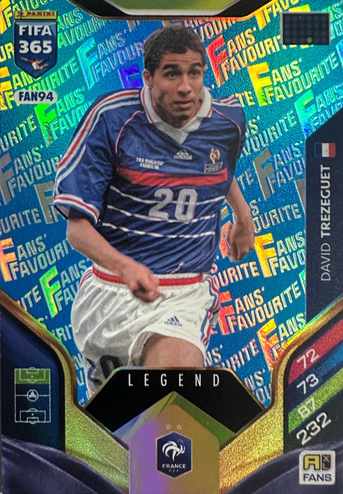 Panini Adrenalyn XL FIFA 365 2026 - Card Parallel Blue a scelta