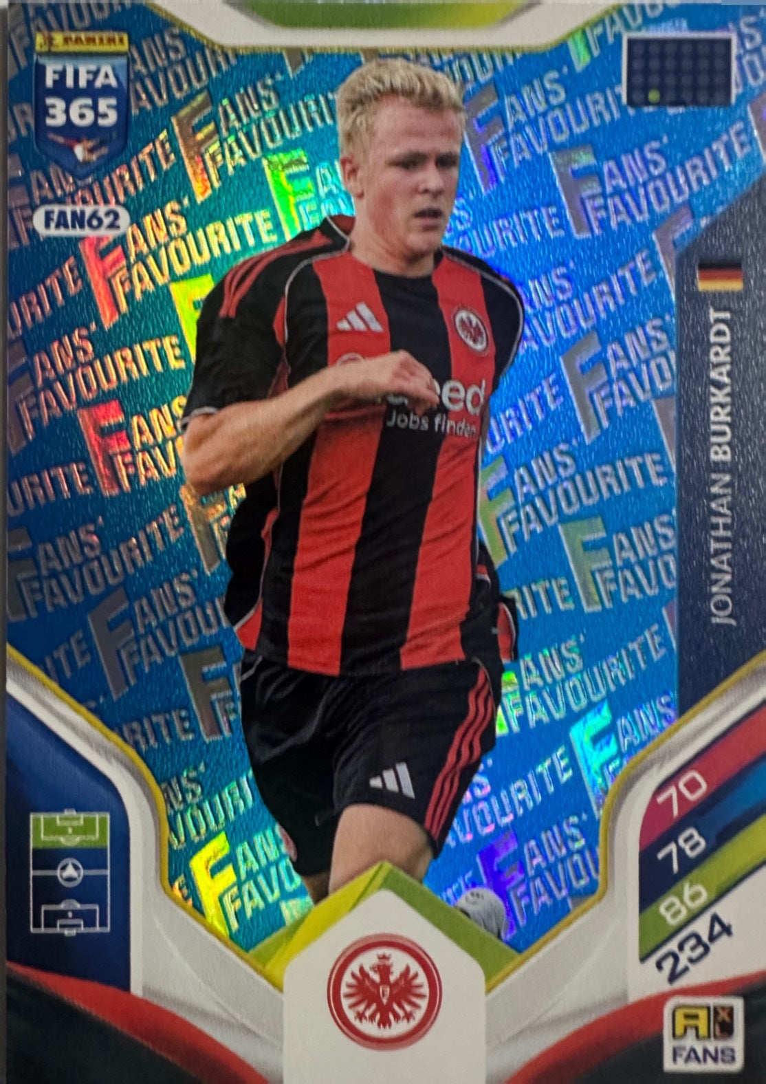 Panini Adrenalyn XL FIFA 365 2026 - Card Parallel Blue a scelta