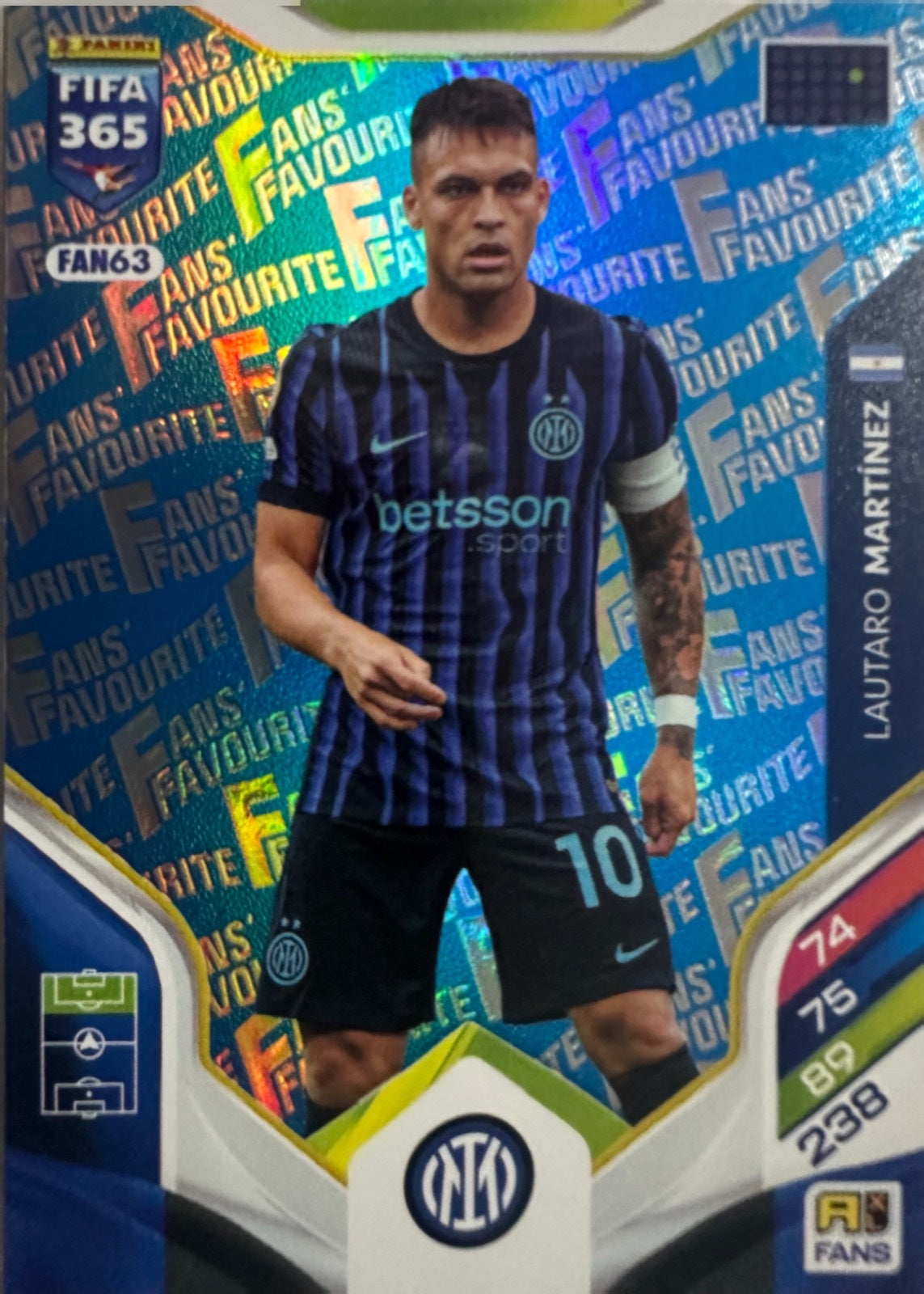 Panini Adrenalyn XL FIFA 365 2026 - Card Parallel Blue a scelta