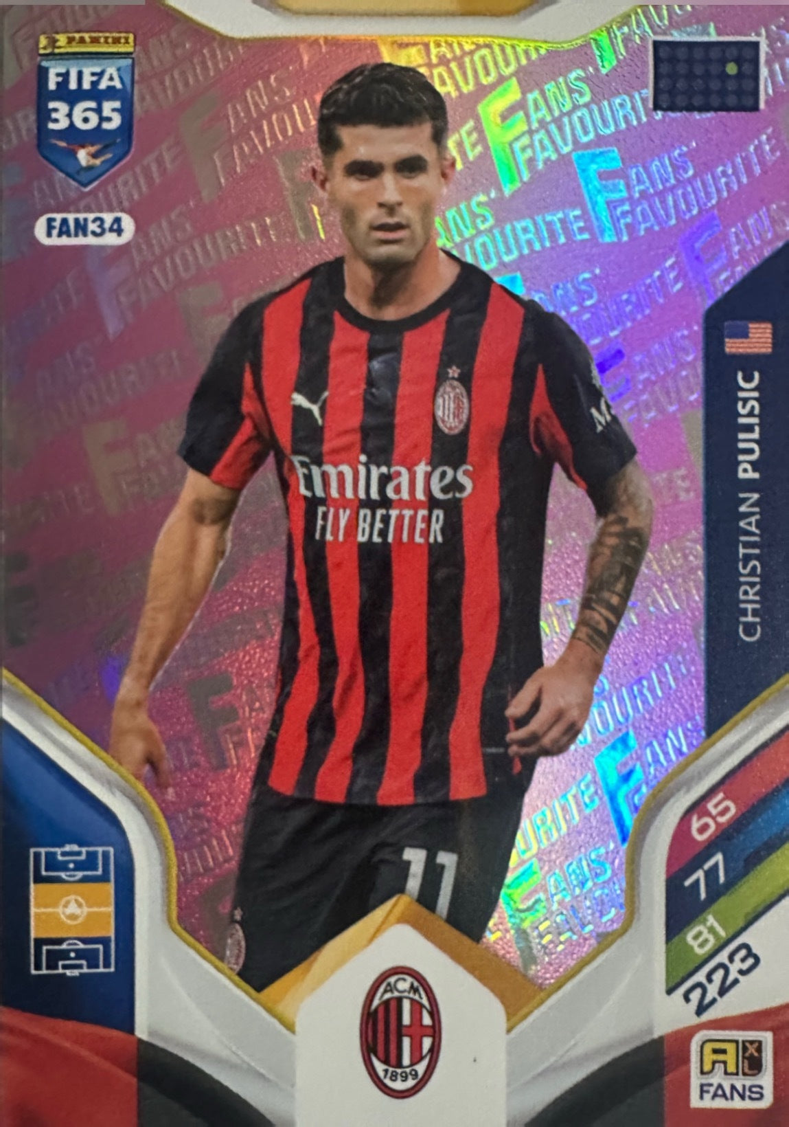 Panini Adrenalyn XL FIFA 365 2026 - Card Parallel Pink a scelta