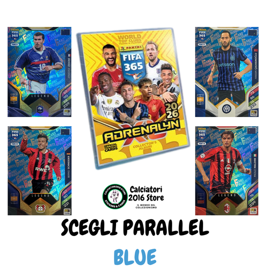Panini Adrenalyn XL FIFA 365 2026 - Card Parallel Blue a scelta