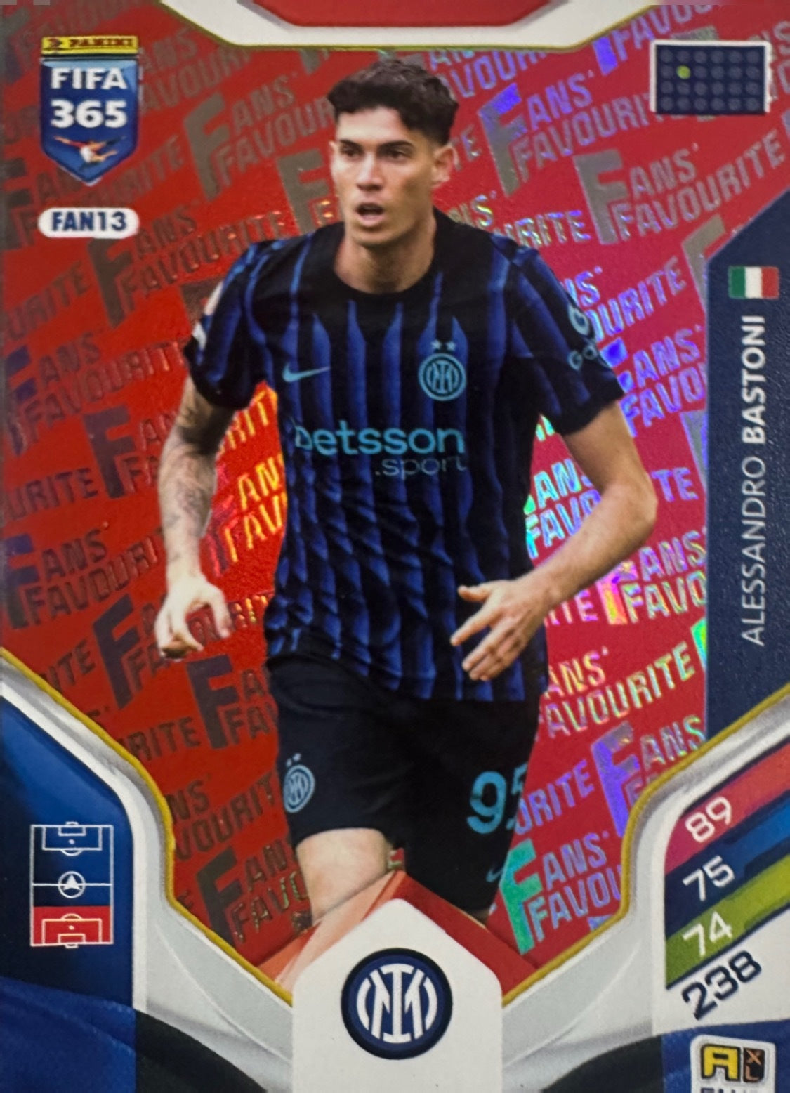 Panini Adrenalyn XL FIFA 365 2026 - Card Parallel Red a scelta