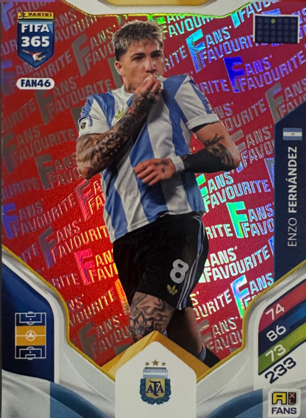 Panini Adrenalyn XL FIFA 365 2026 - Card Parallel Red a scelta