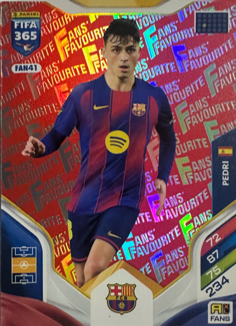 Panini Adrenalyn XL FIFA 365 2026 - Card Parallel Red a scelta