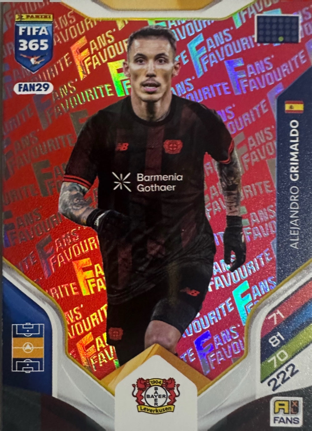 Panini Adrenalyn XL FIFA 365 2026 - Card Parallel Red a scelta