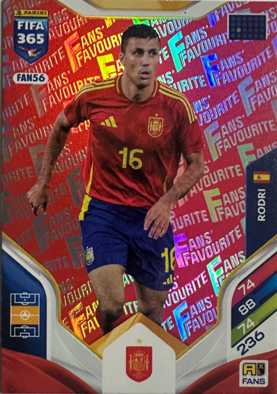Panini Adrenalyn XL FIFA 365 2026 - Card Parallel Red a scelta