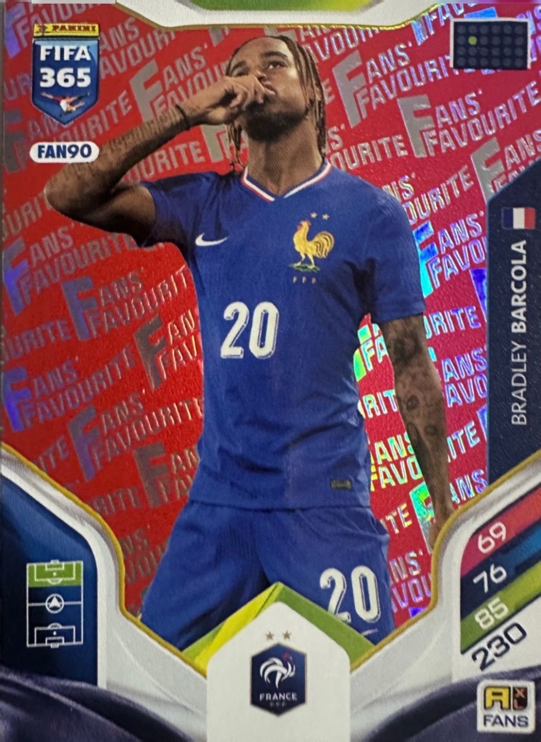 Panini Adrenalyn XL FIFA 365 2026 - Card Parallel Red a scelta