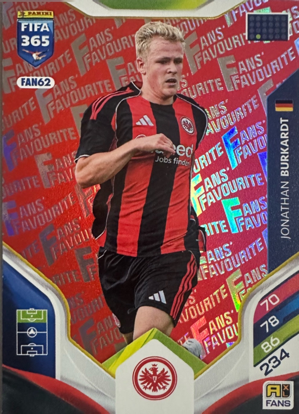 Panini Adrenalyn XL FIFA 365 2026 - Card Parallel Red a scelta
