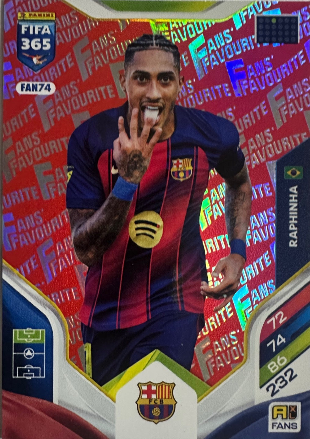 Panini Adrenalyn XL FIFA 365 2026 - Card Parallel Red a scelta