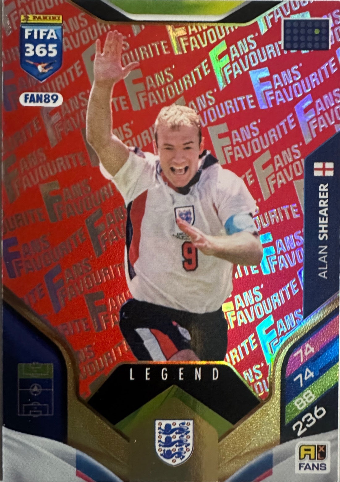 Panini Adrenalyn XL FIFA 365 2026 - Card Parallel Red a scelta