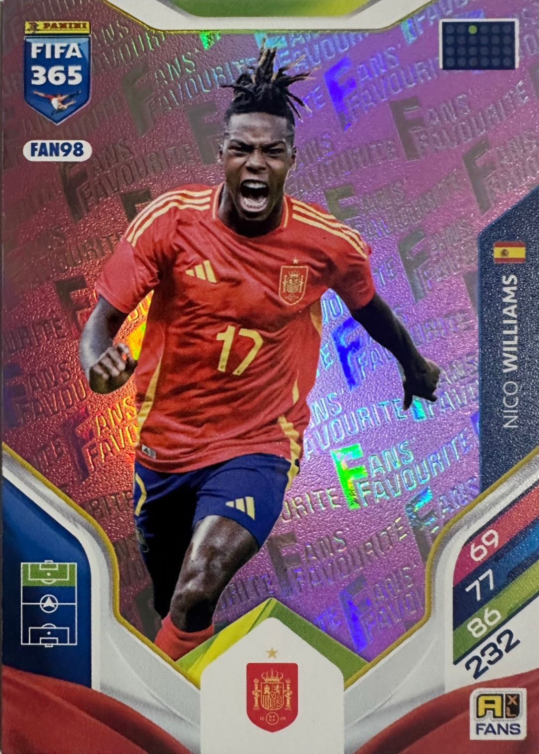 Panini Adrenalyn XL FIFA 365 2026 - Card Parallel Pink a scelta