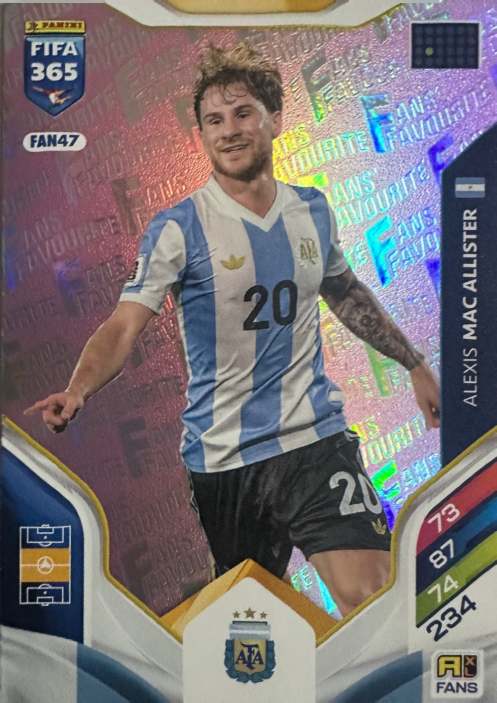 Panini Adrenalyn XL FIFA 365 2026 - Card Parallel Pink a scelta