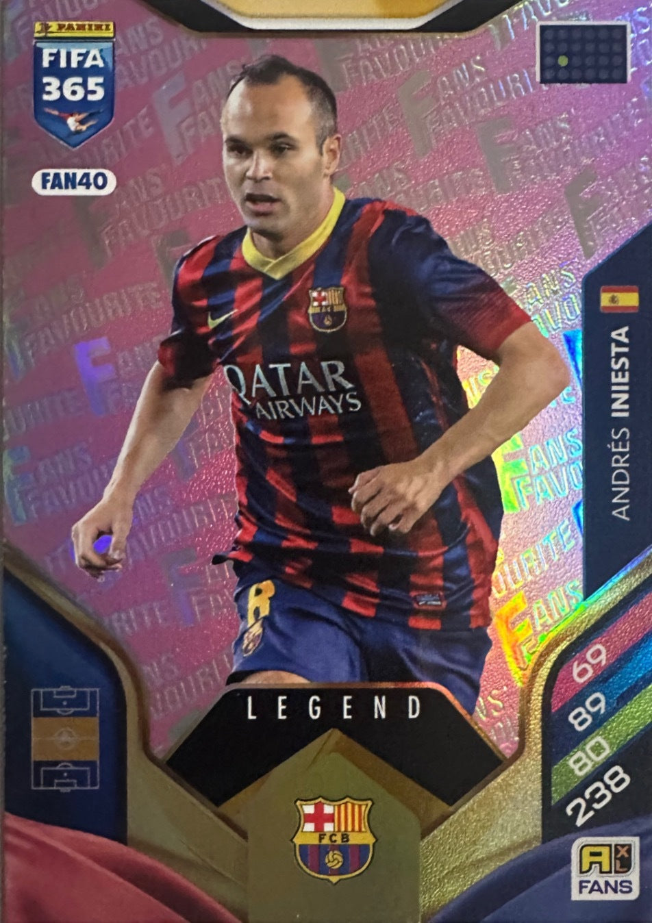 Panini Adrenalyn XL FIFA 365 2026 - Card Parallel Pink a scelta